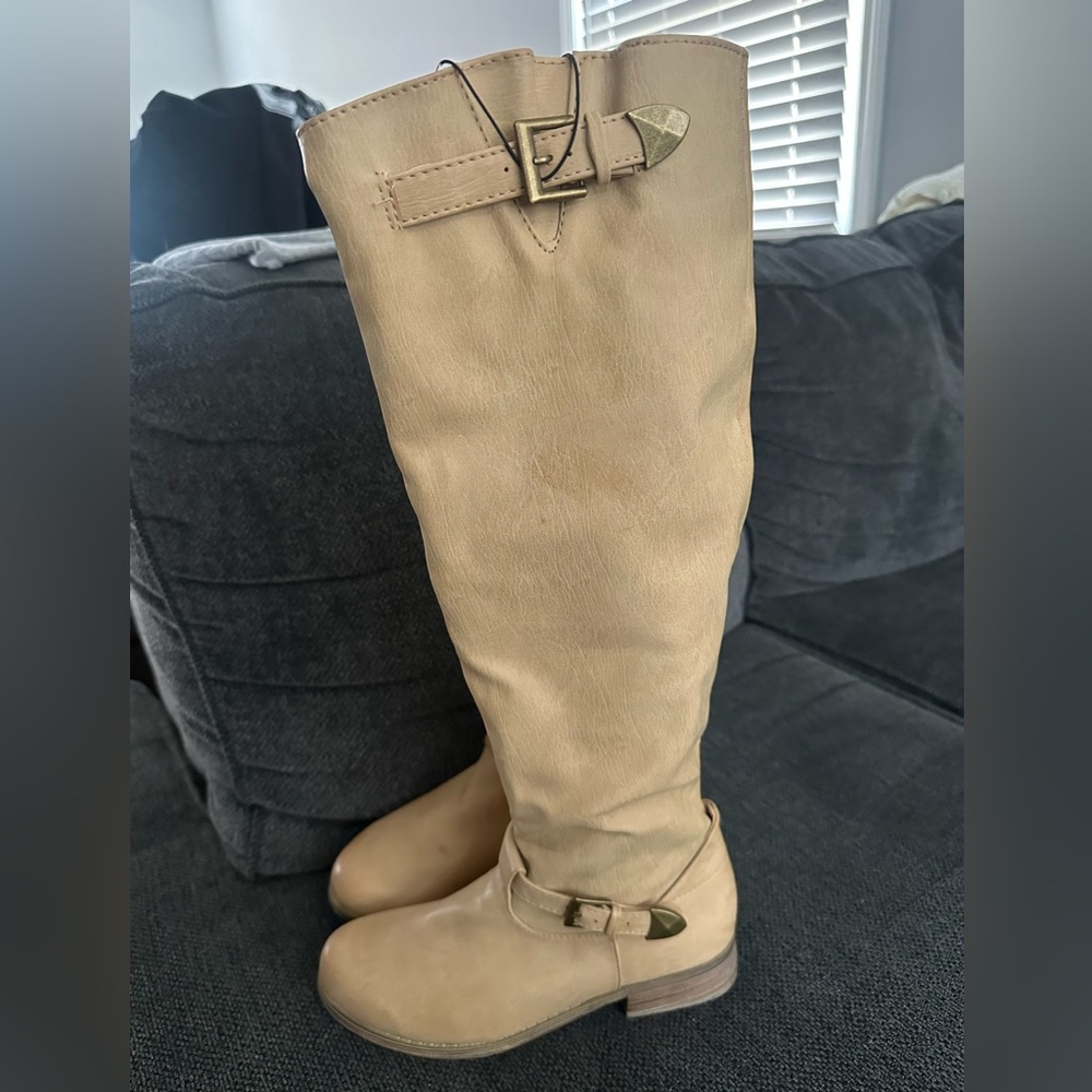 New Sand colored Riding Boots